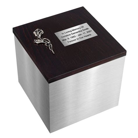 stainless steel urn box|engraved boxes for remains.